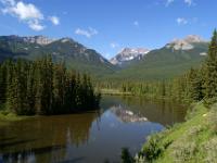 Mule Shoe Lake gegen Mount Bourgeau - Banff NP